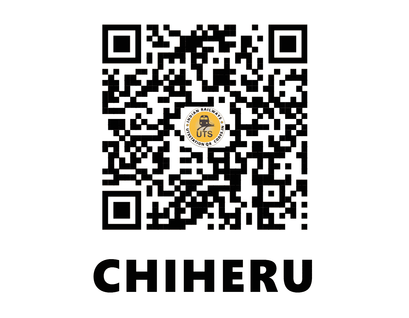 UTS QR Code for CHIHERU - CEU - NR (PUNJAB)
