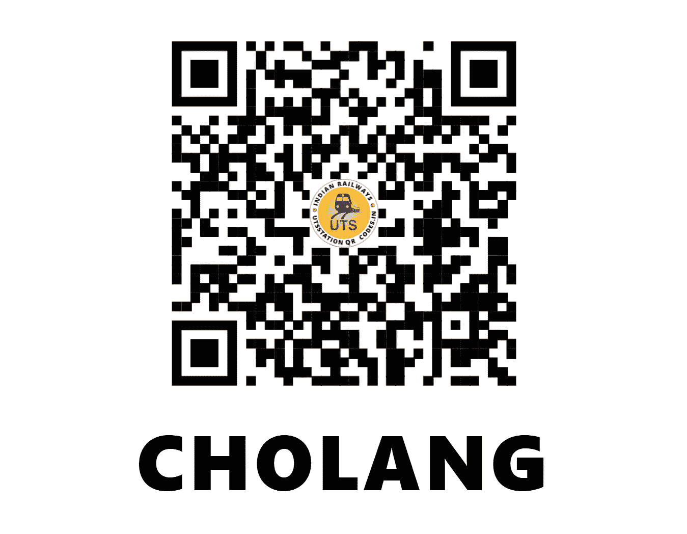UTS QR Code for CHOLANG - CGH - NR (PUNJAB)