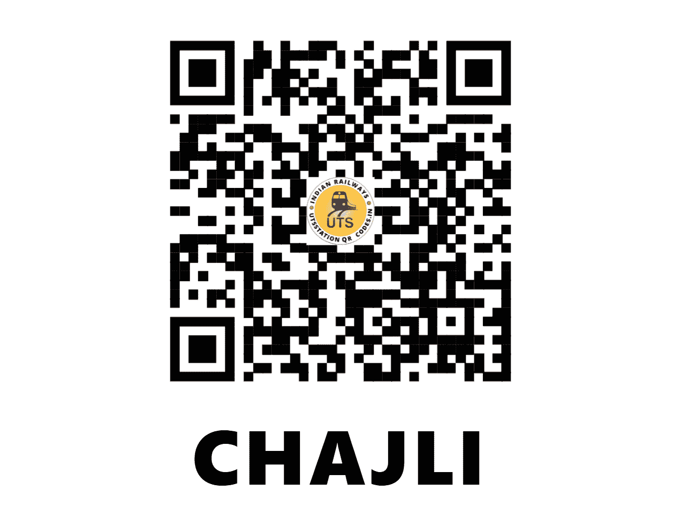 UTS QR Code for CHAJLI - CJL - NR (PUNJAB)
