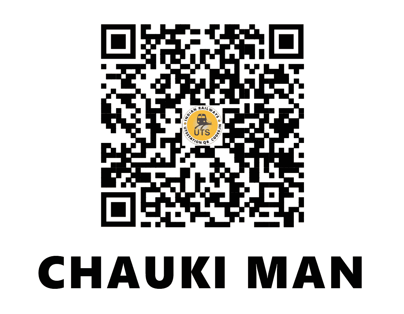 UTS QR Code for CHAUKI MAN - CKM - NR (PUNJAB)