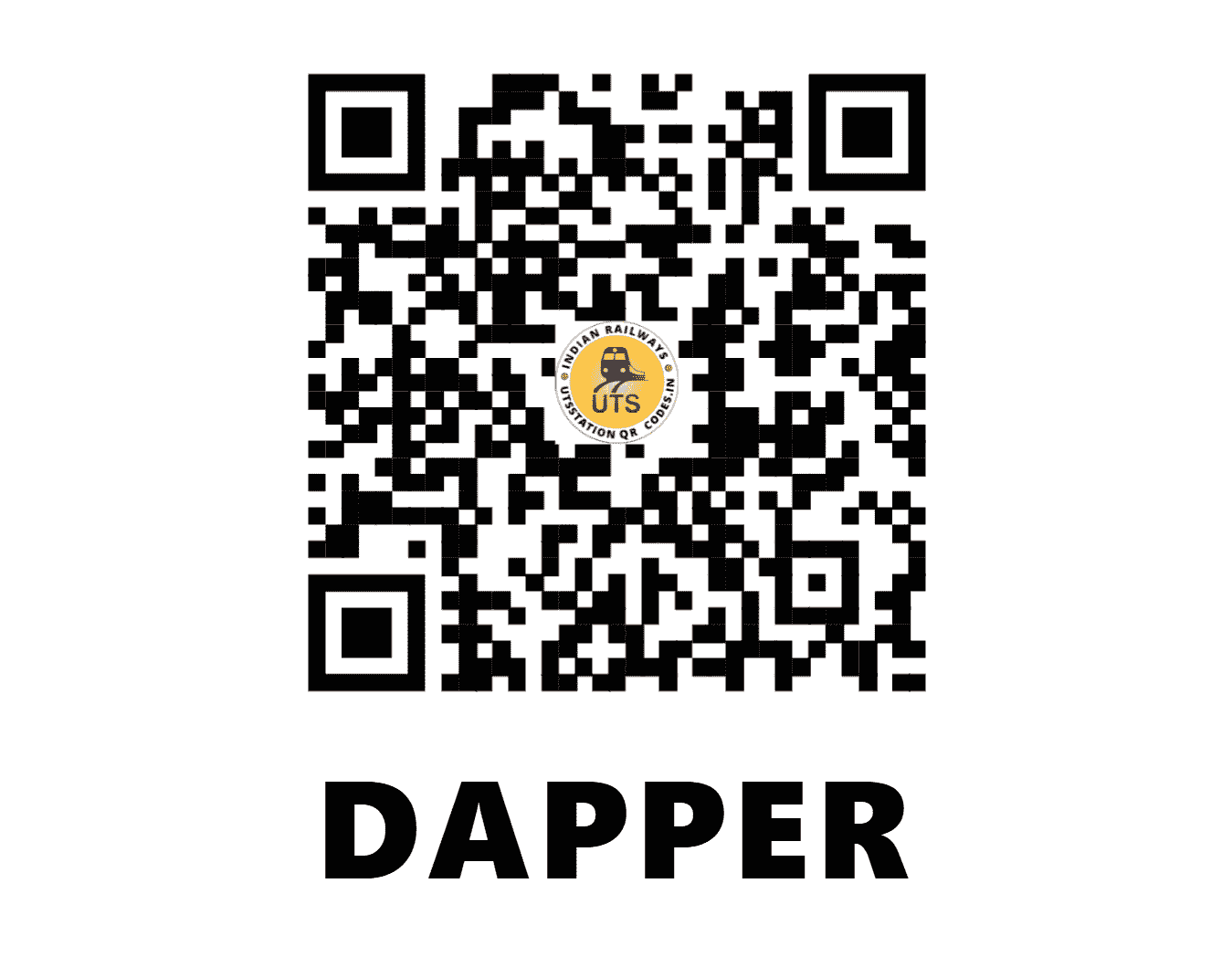 UTS QR Code for DAPPER - DHPR - NR (PUNJAB)