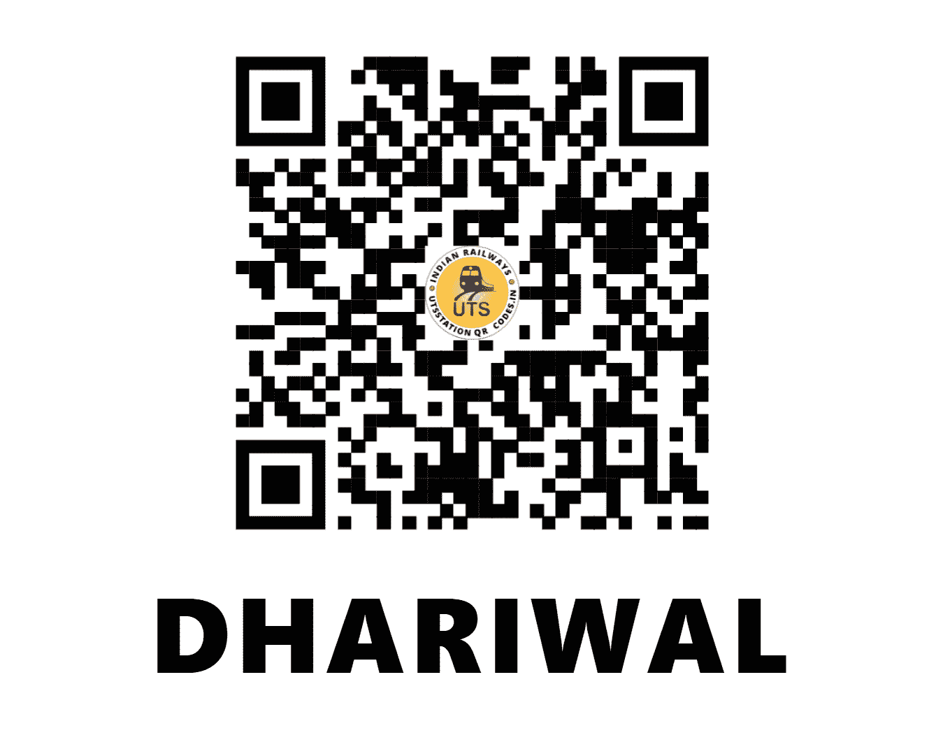 UTS QR Code for DHARIWAL - DHW - NR (PUNJAB)