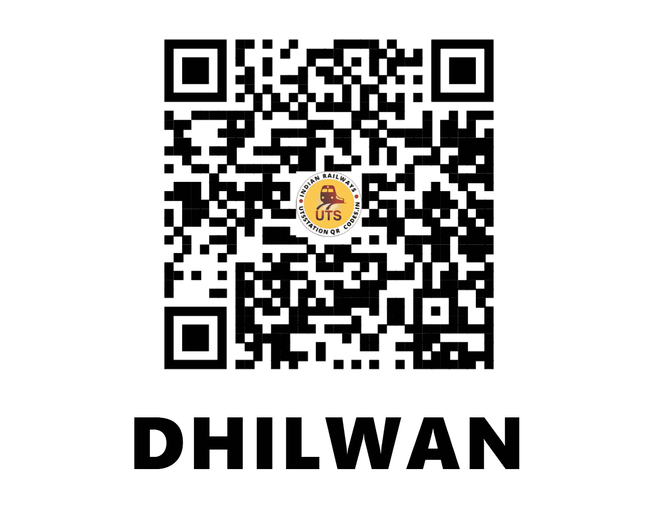 UTS QR Code for DHILWAN - DIW - NR (PUNJAB)