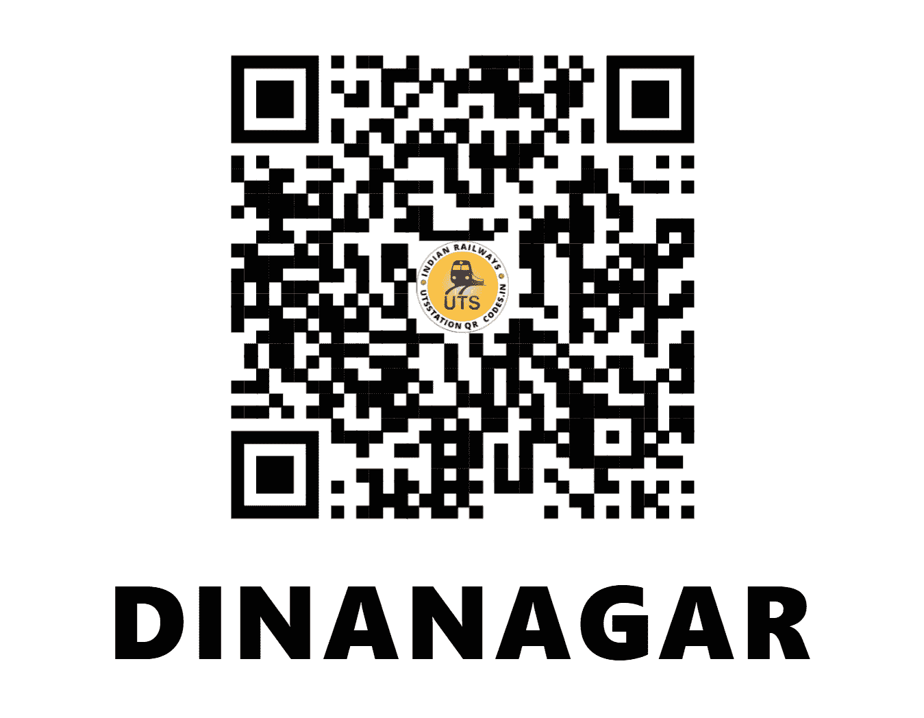UTS QR Code for DINANAGAR - DNN - NR (PUNJAB)