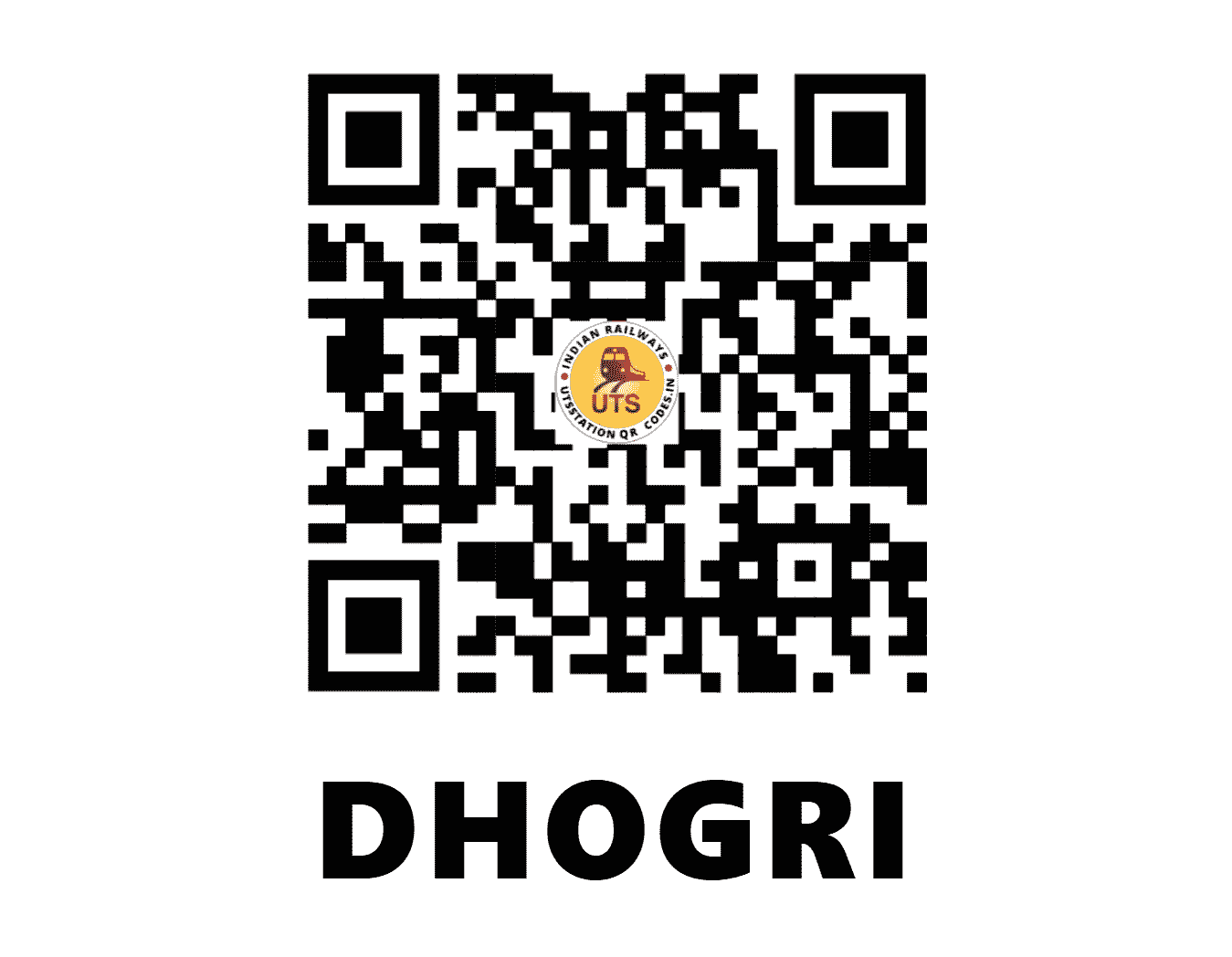 UTS QR Code for DHOGRI - DRE - NR (PUNJAB)