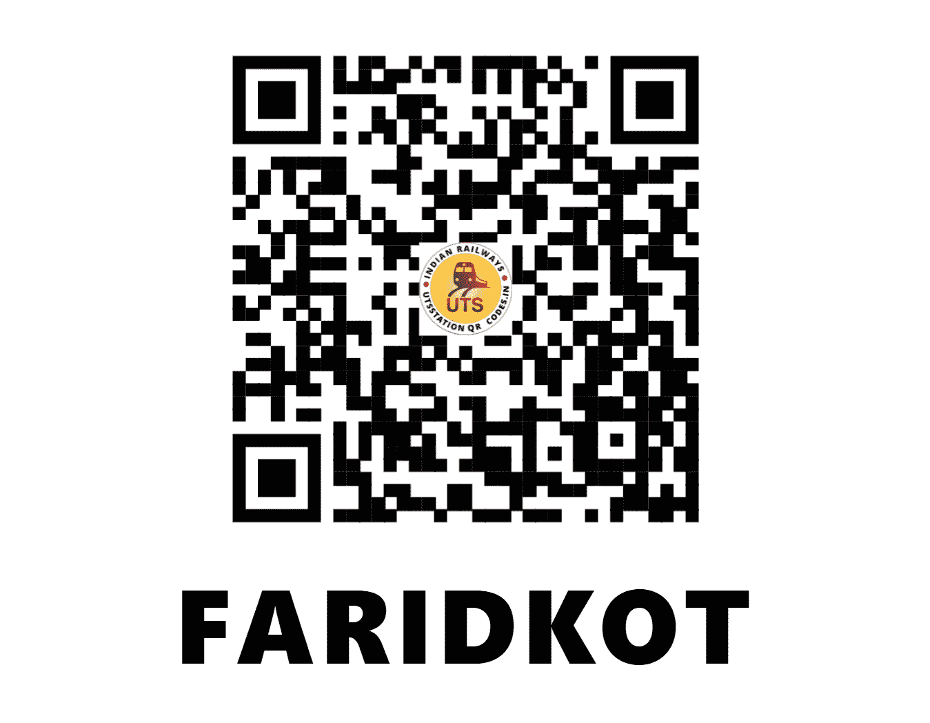 UTS QR Code for FARIDKOT - FDK - NR (PUNJAB)
