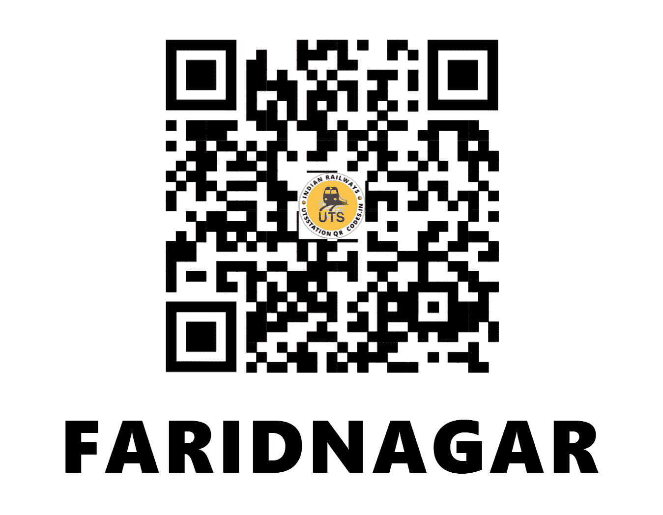 UTS QR Code for FARIDNAGAR - FNG - NR (PUNJAB)