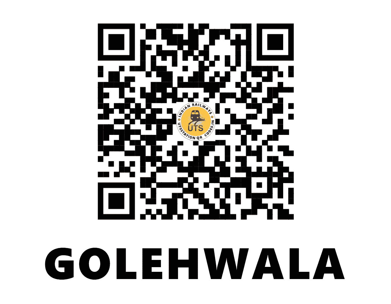 UTS QR Code for GOLEHWALA - GHA - NR (PUNJAB)