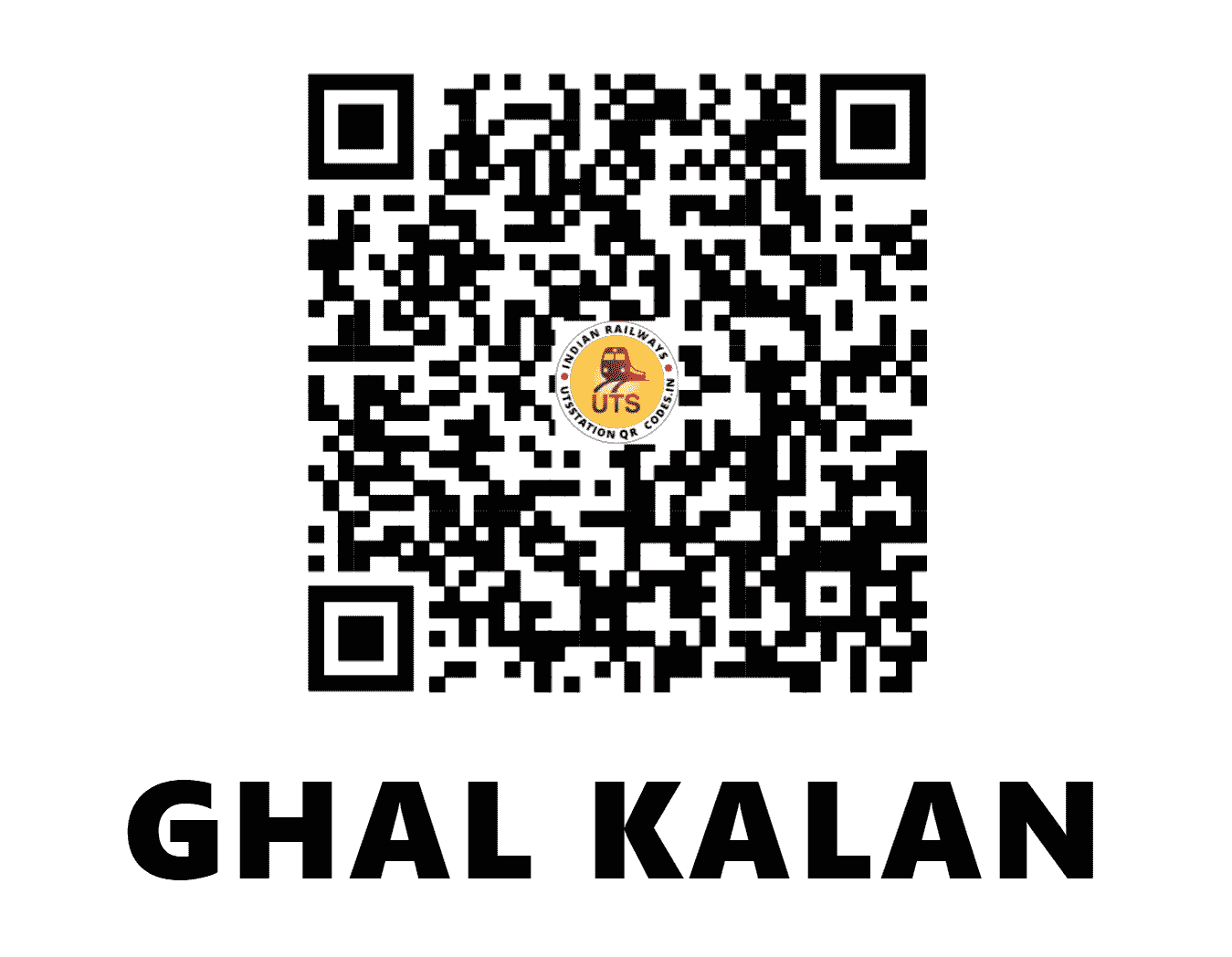 UTS QR Code for GHAL KALAN - GKX - NR (PUNJAB)