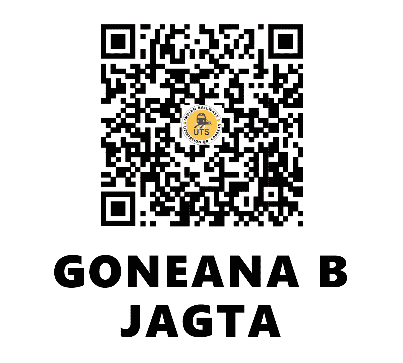 UTS QR Code for GONEANA B JAGTA - GNA - NR (PUNJAB)