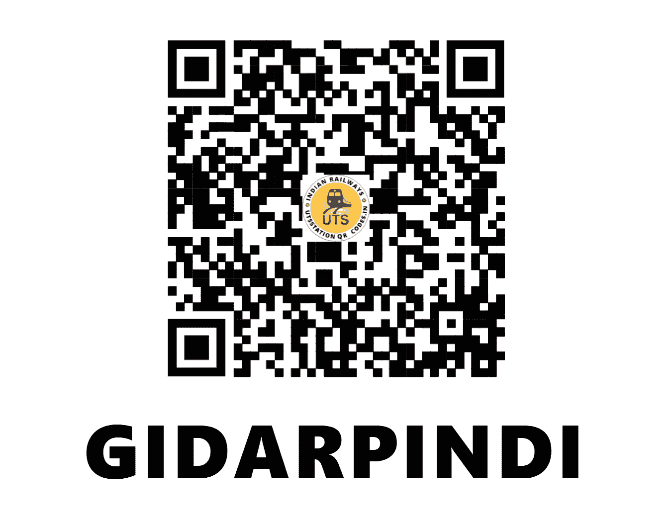 UTS QR Code for GIDARPINDI - GOD - NR (PUNJAB)