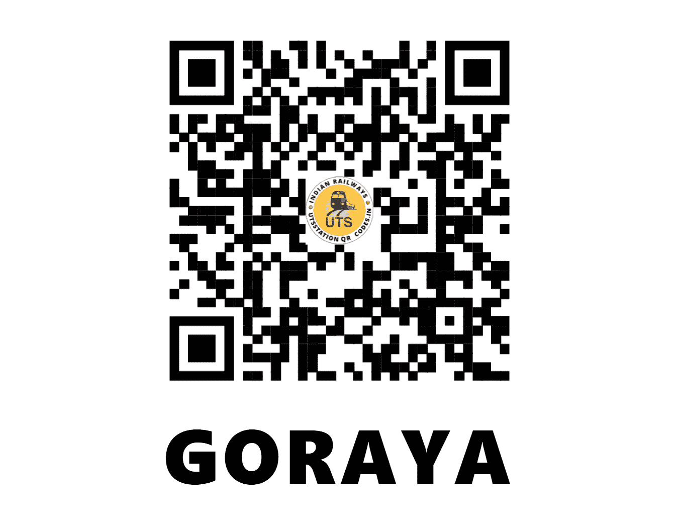 UTS QR Code for GORAYA - GRY - NR (PUNJAB)