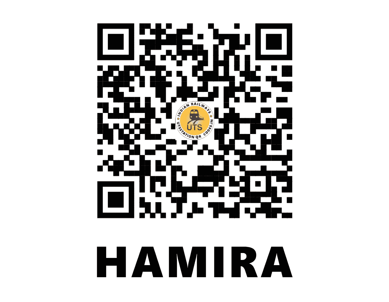 UTS QR Code for HAMIRA - HMR - NR (PUNJAB)