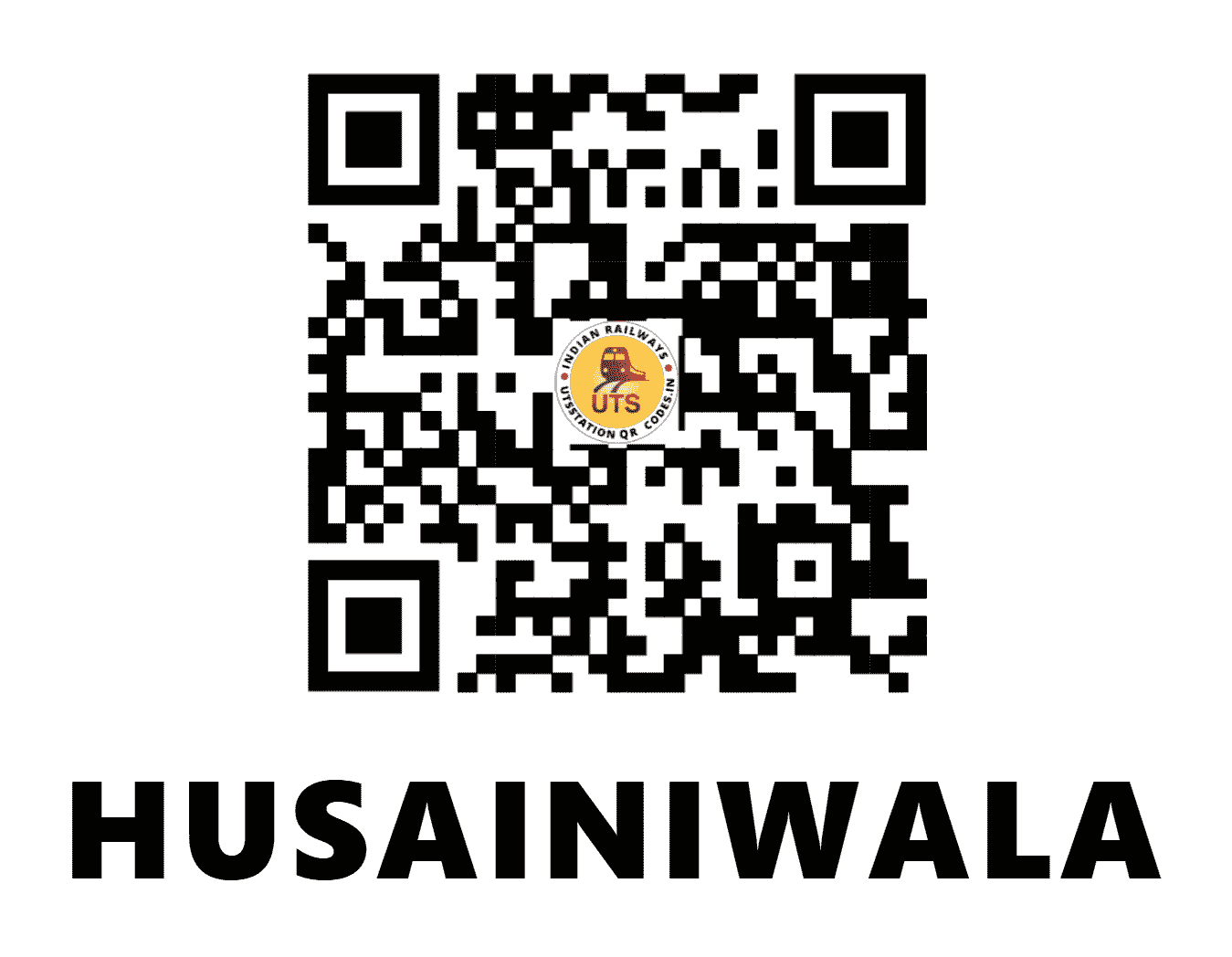 UTS QR Code for HUSAINIWALA - HSW - NR (PUNJAB)