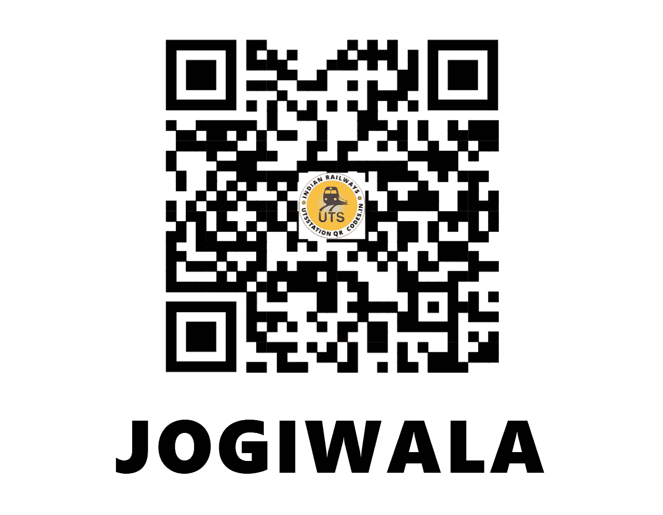 UTS QR Code for JOGIWALA - JGW - NR (PUNJAB)