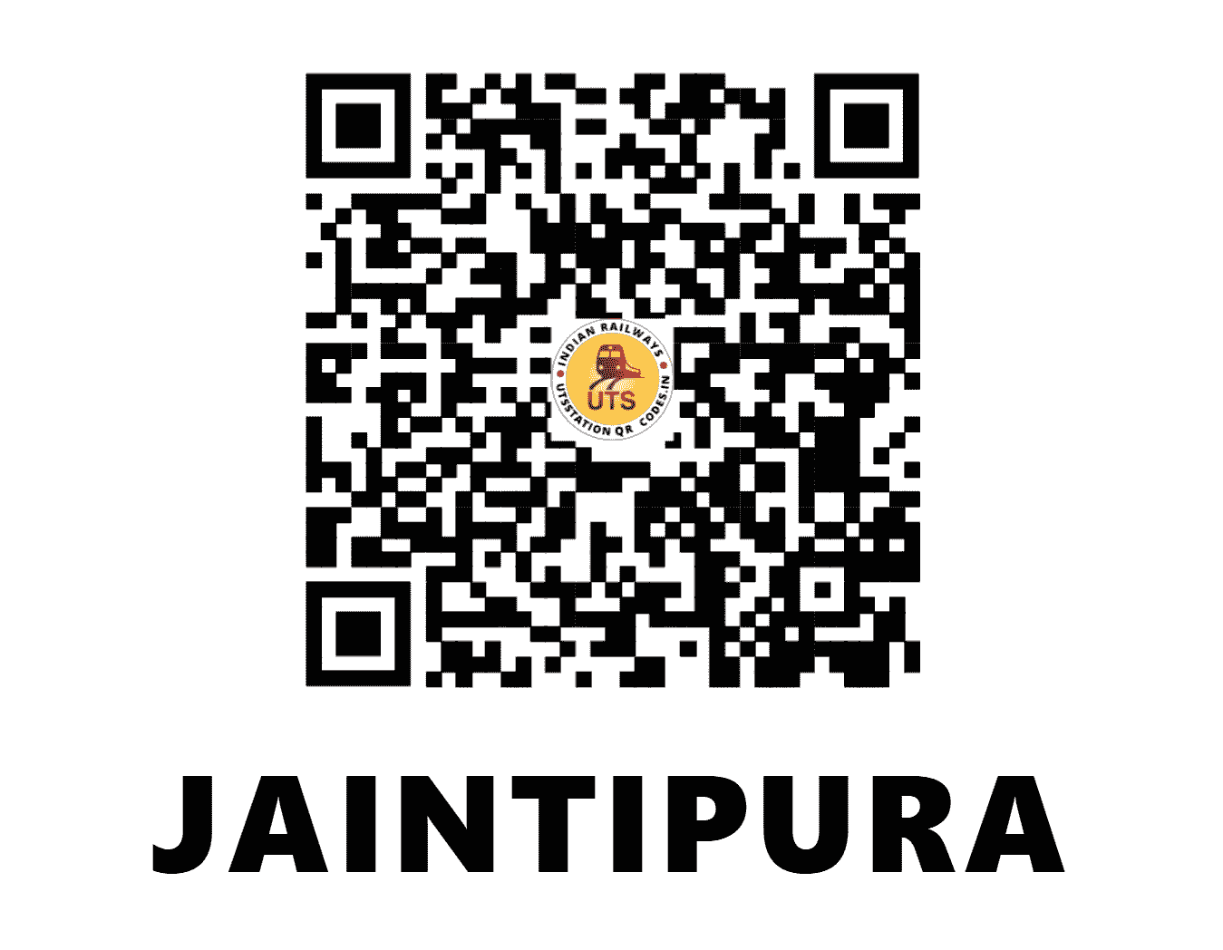 UTS QR Code for JAINTIPURA - JNT - NR (PUNJAB)