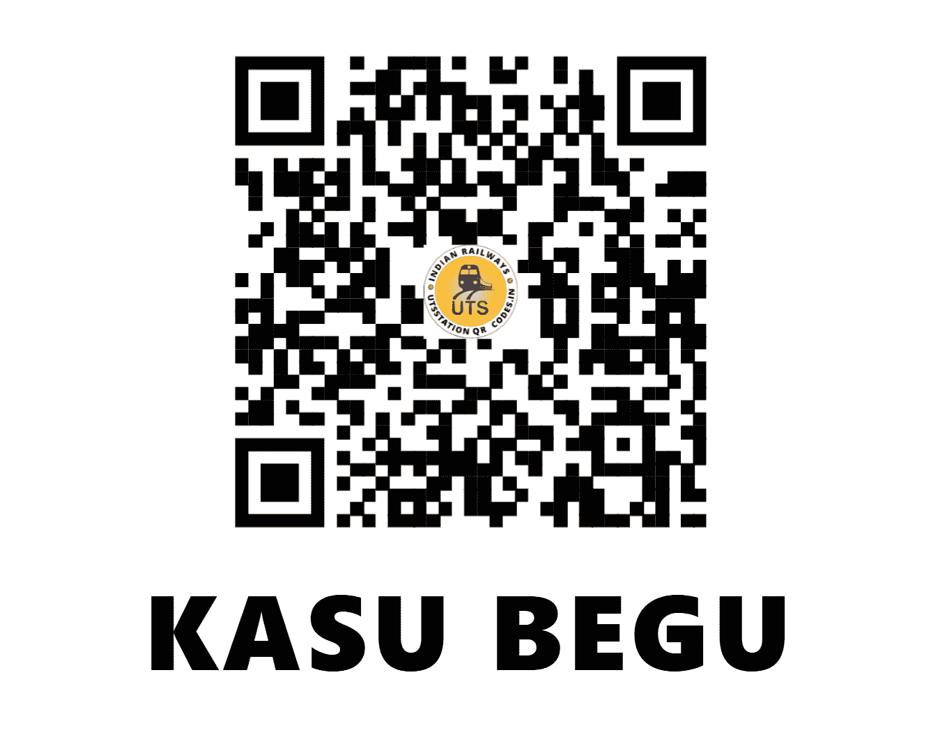 UTS QR Code for KASU BEGU - KBU - NR (PUNJAB)
