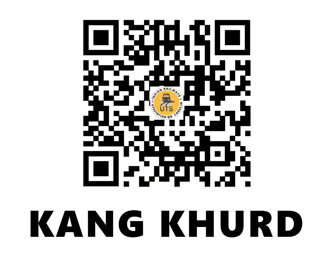 UTS QR Code for KANG KHURD - KGKD - NR (PUNJAB)