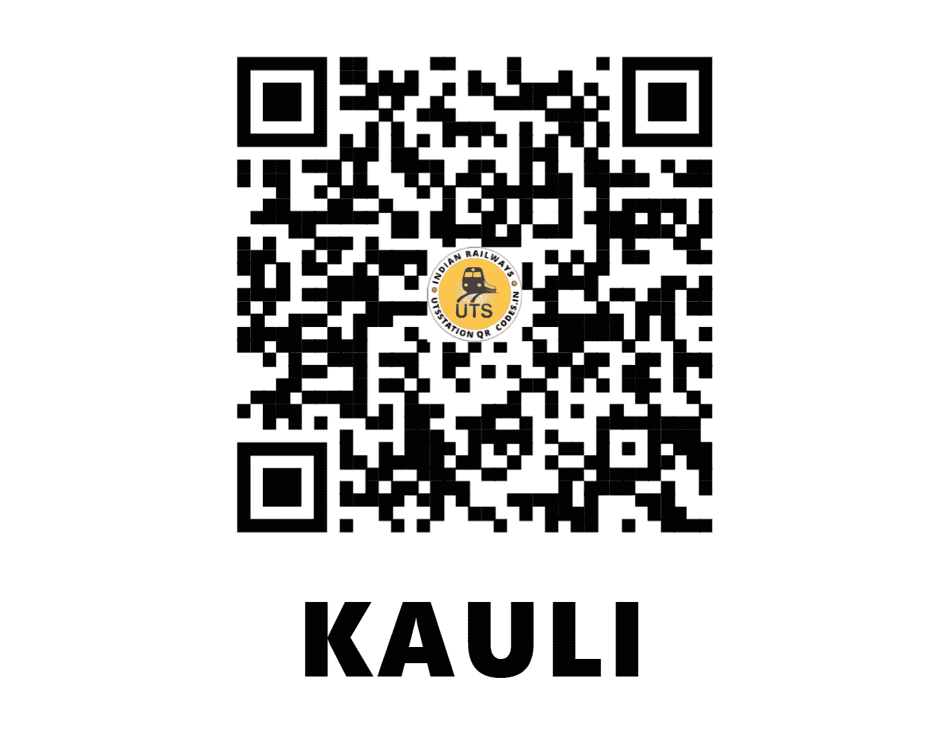 UTS QR Code for KAULI - KLI - NR (PUNJAB)