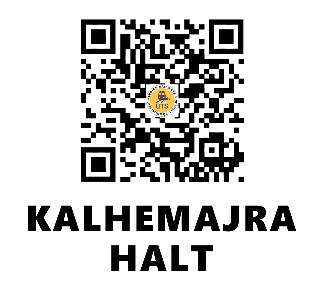 UTS QR Code for KALHEMAJRA HALT - KLMJ - NR (PUNJAB)