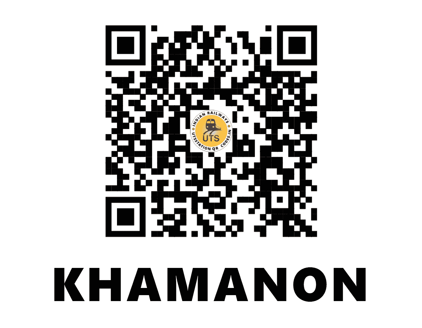 UTS QR Code for KHAMANON - KMNN - NR (PUNJAB)