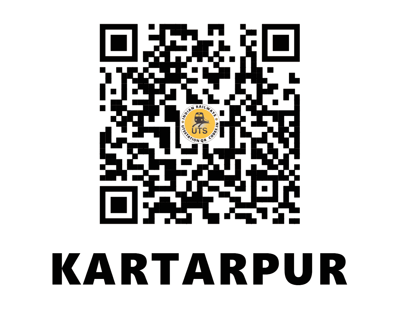 UTS QR Code for KARTARPUR - KRE - NR (PUNJAB)