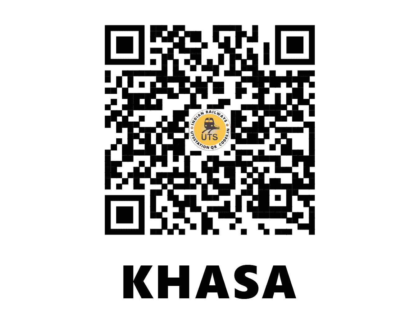 UTS QR Code for KHASA - KSA - NR (PUNJAB)