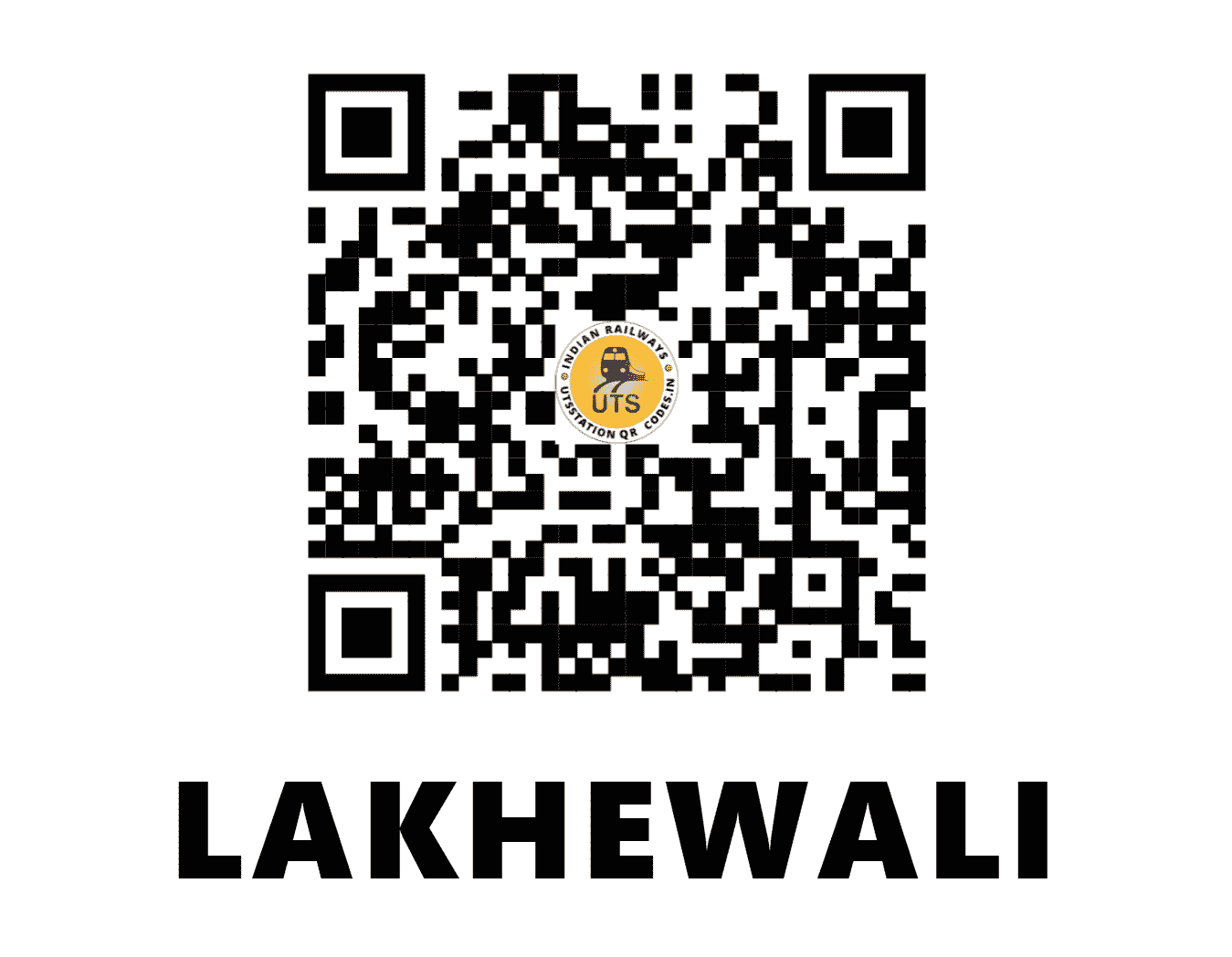 UTS QR Code for LAKHEWALI - LKW - NR (PUNJAB)