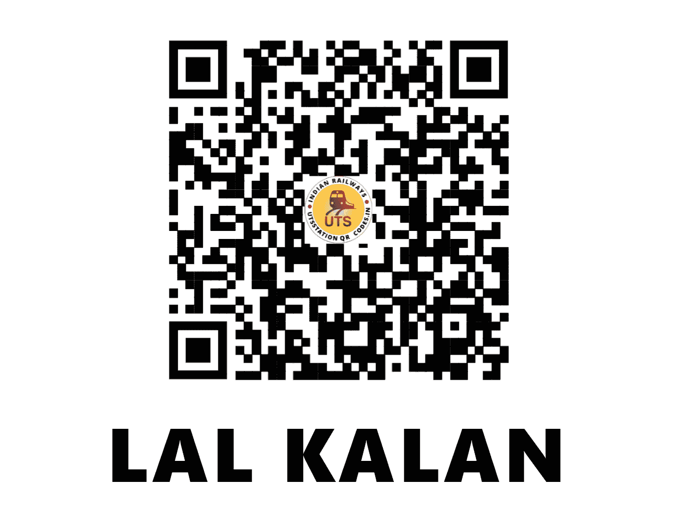 UTS QR Code for LAL KALAN - LLKN - NR (PUNJAB)