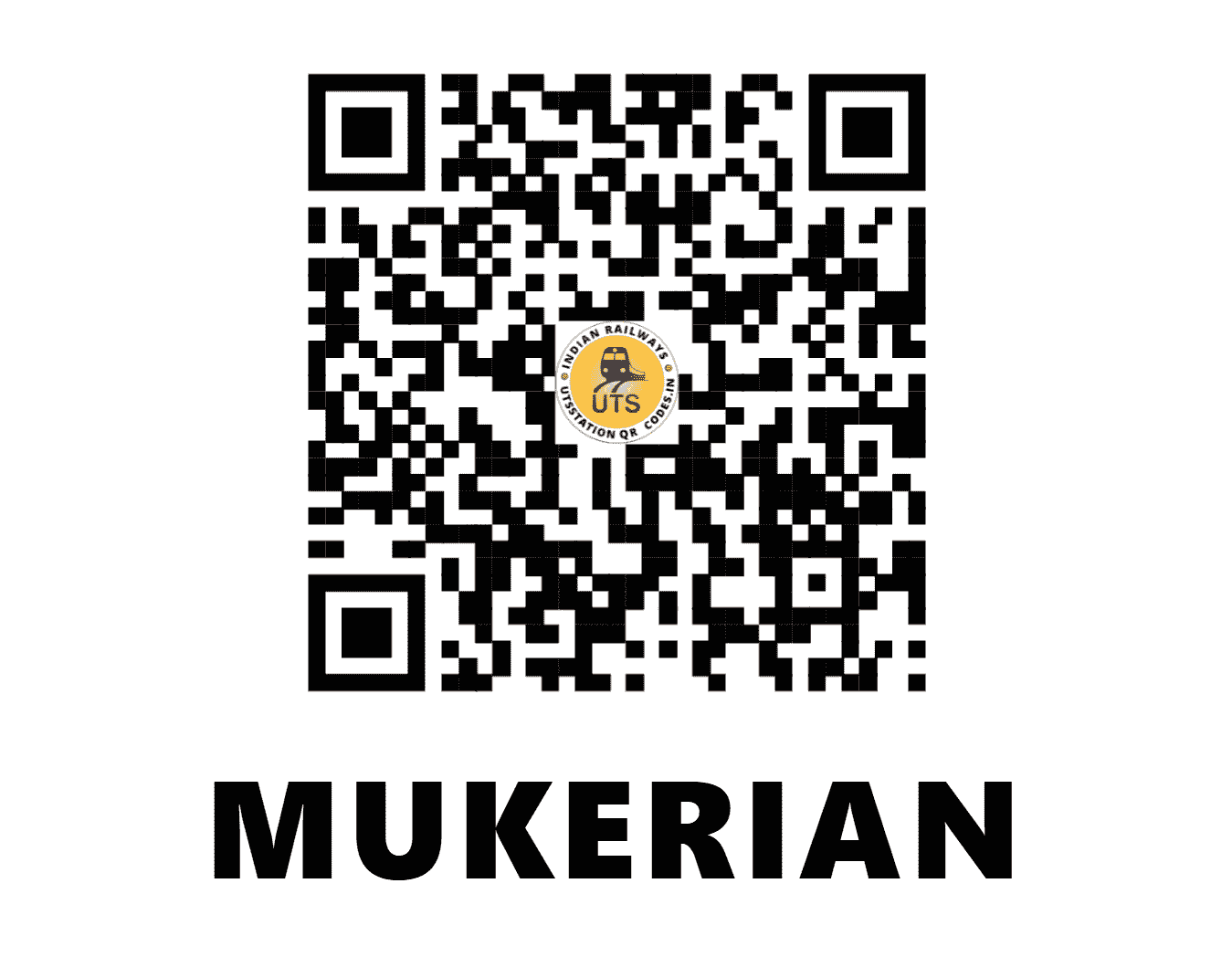 UTS QR Code for MUKERIAN - MEX - NR (PUNJAB)