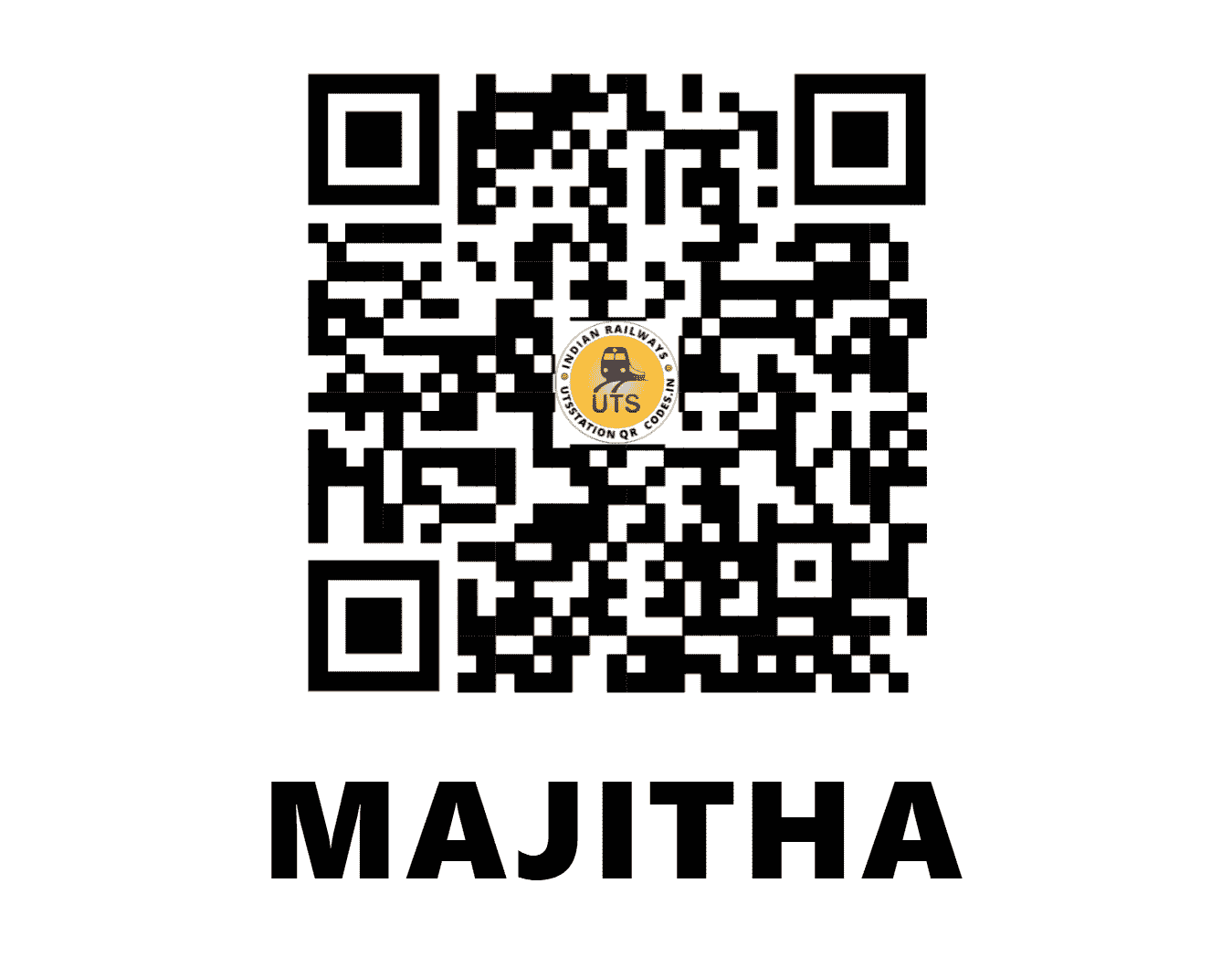 UTS QR Code for MAJITHA - MJTA - NR (PUNJAB)