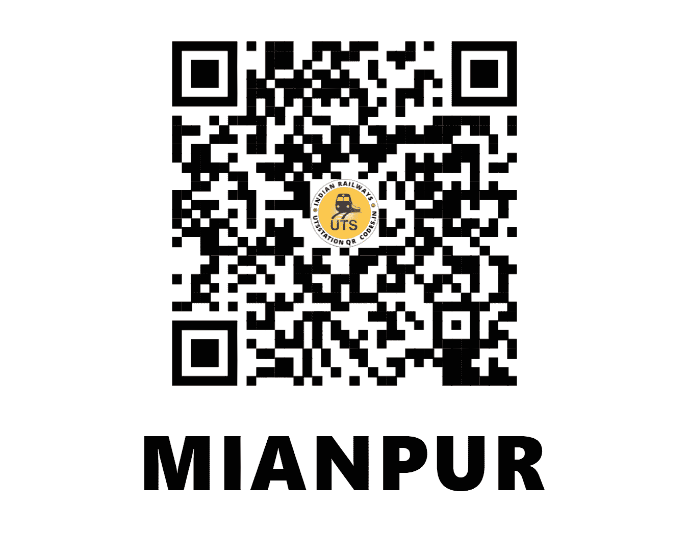 UTS QR Code for MIANPUR - MNPR - NR (PUNJAB)