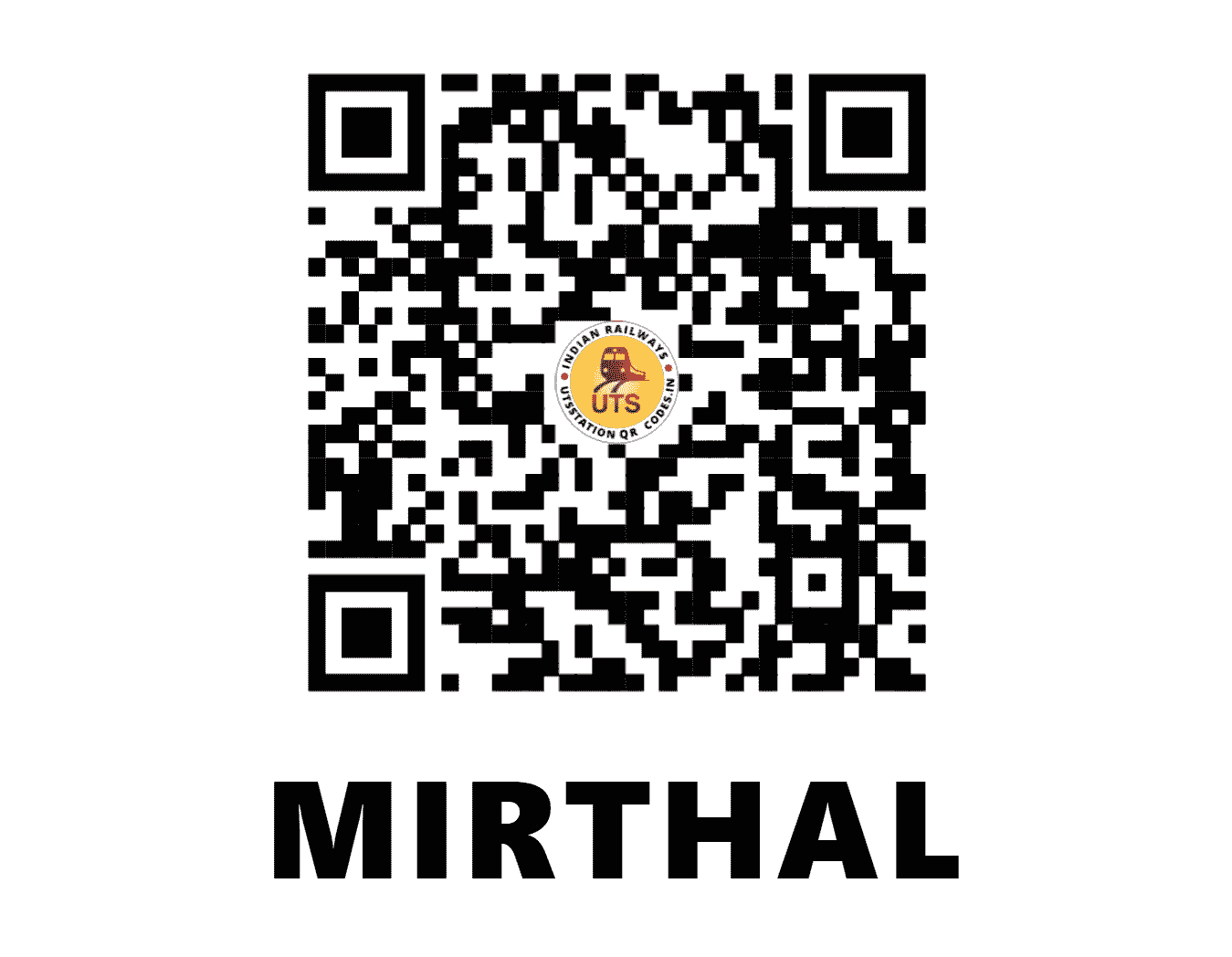 UTS QR Code for MIRTHAL - MRTL - NR (PUNJAB)