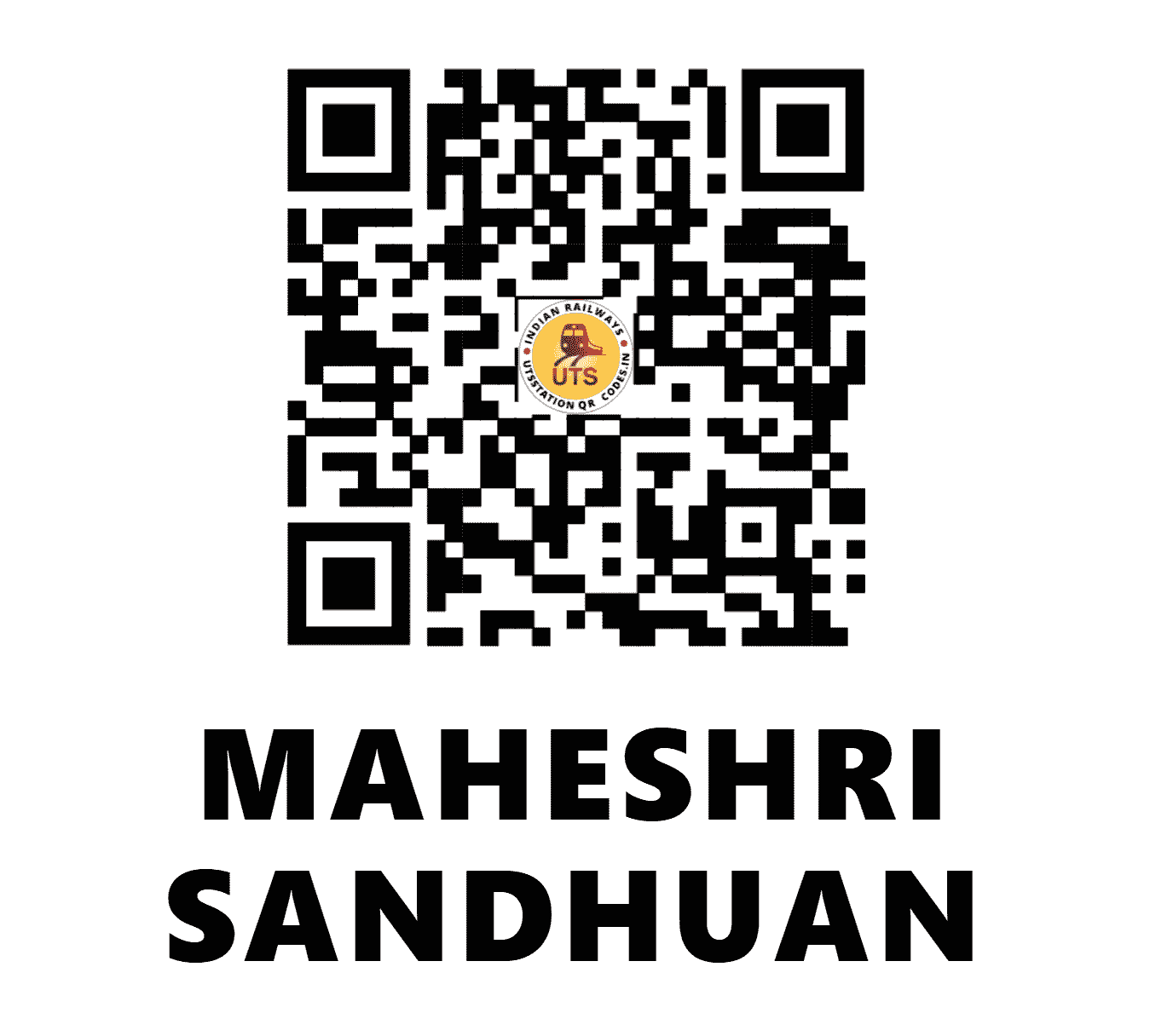 UTS QR Code for MAHESHRI SANDHUAN - MSSD - NR (PUNJAB)
