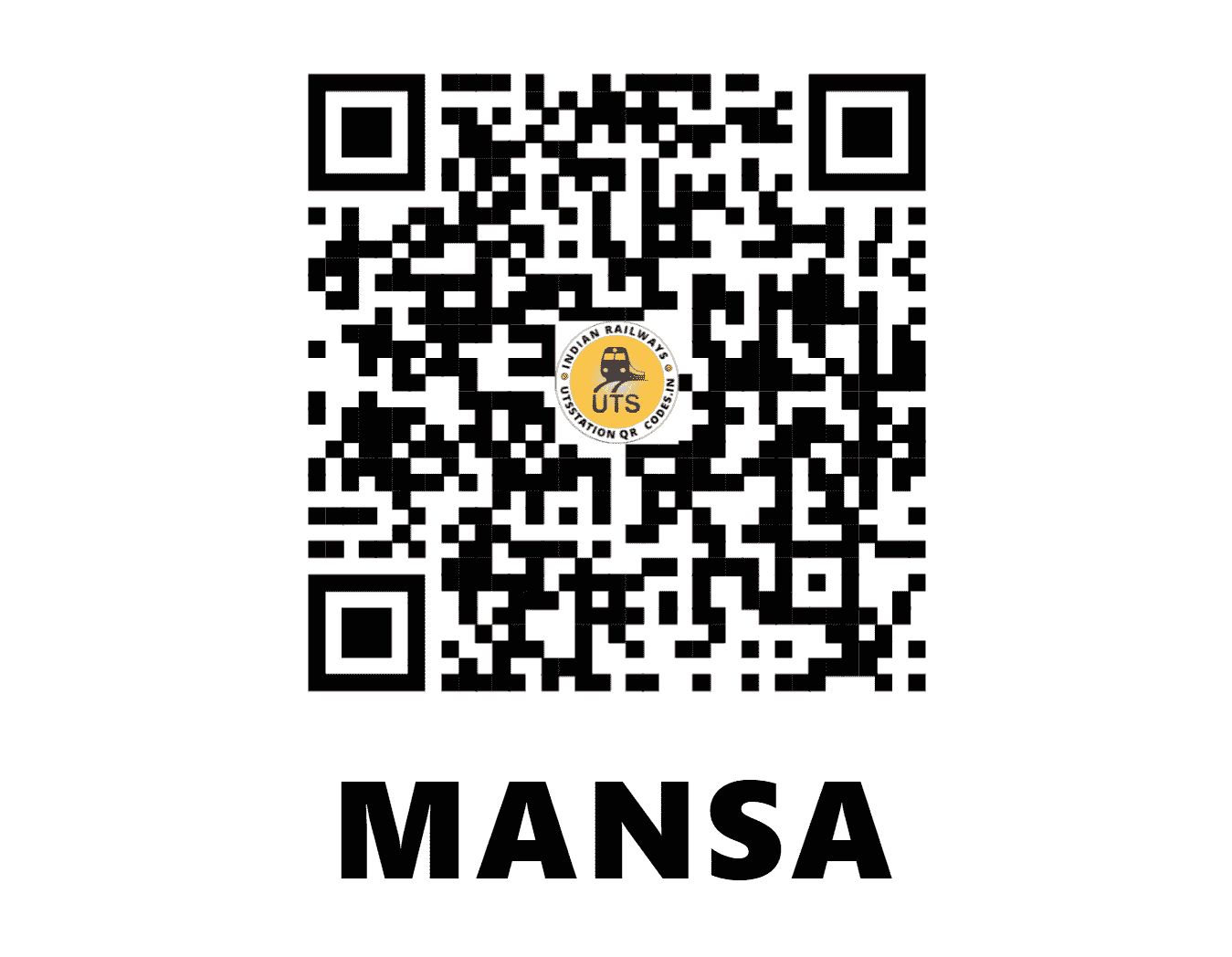UTS QR Code for MANSA - MSZ - NR (PUNJAB)