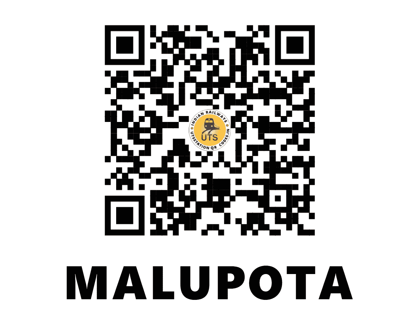UTS QR Code for MALUPOTA - MXP - NR (PUNJAB)