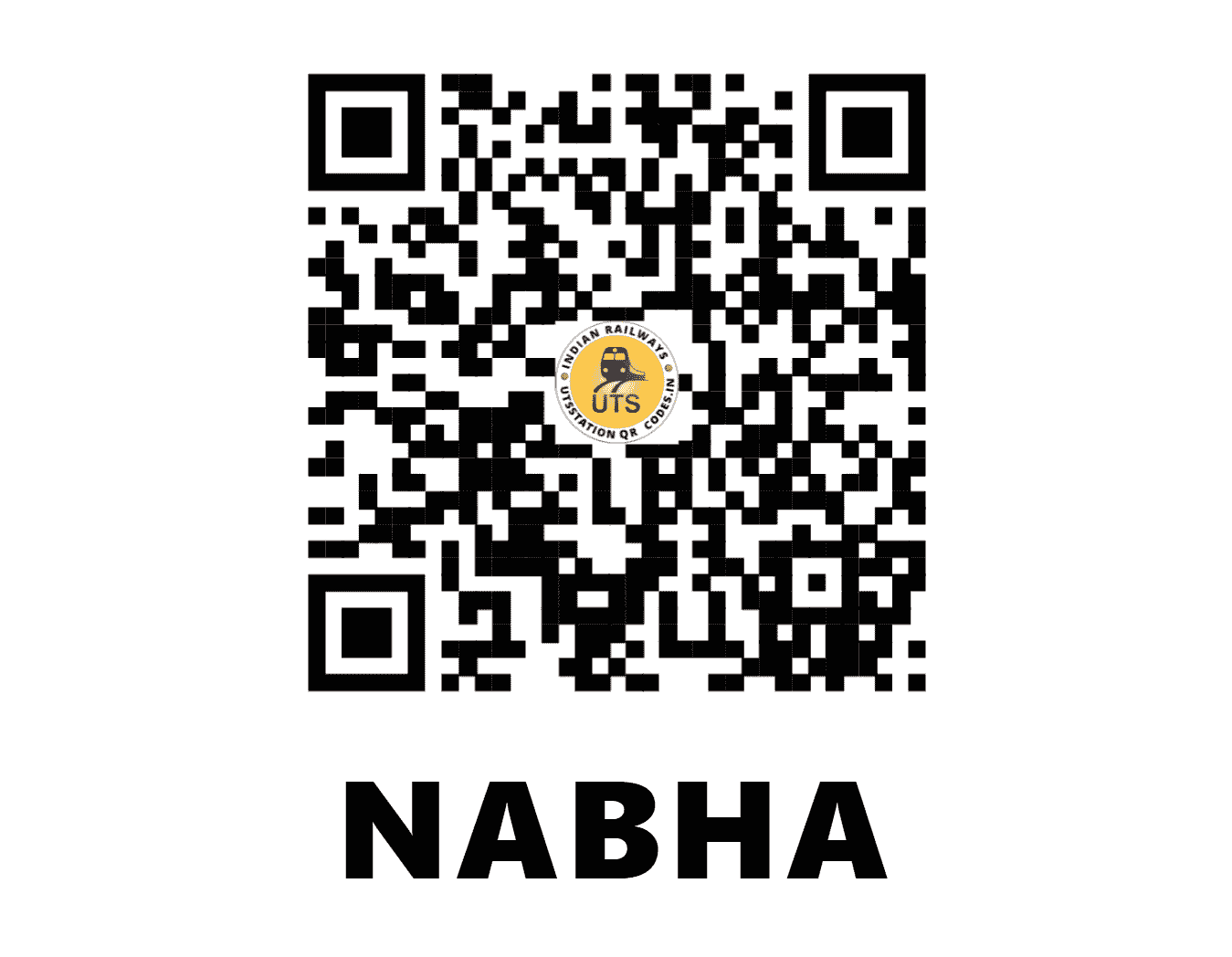 UTS QR Code for NABHA - NBA - NR (PUNJAB)