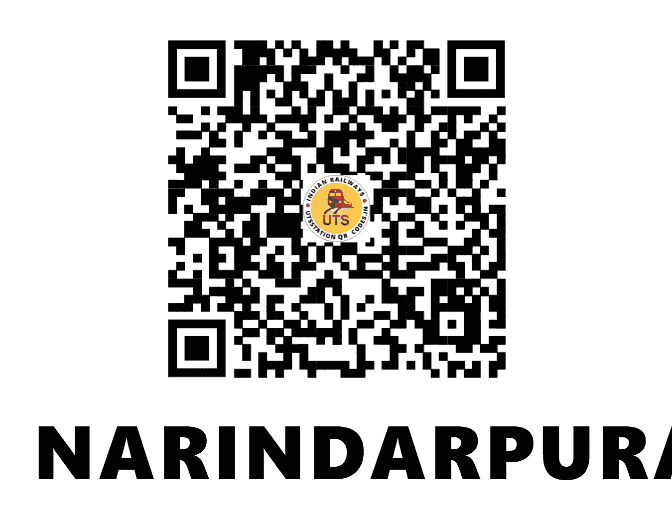 UTS QR Code for NARINDARPURA - NPX - NR (PUNJAB)