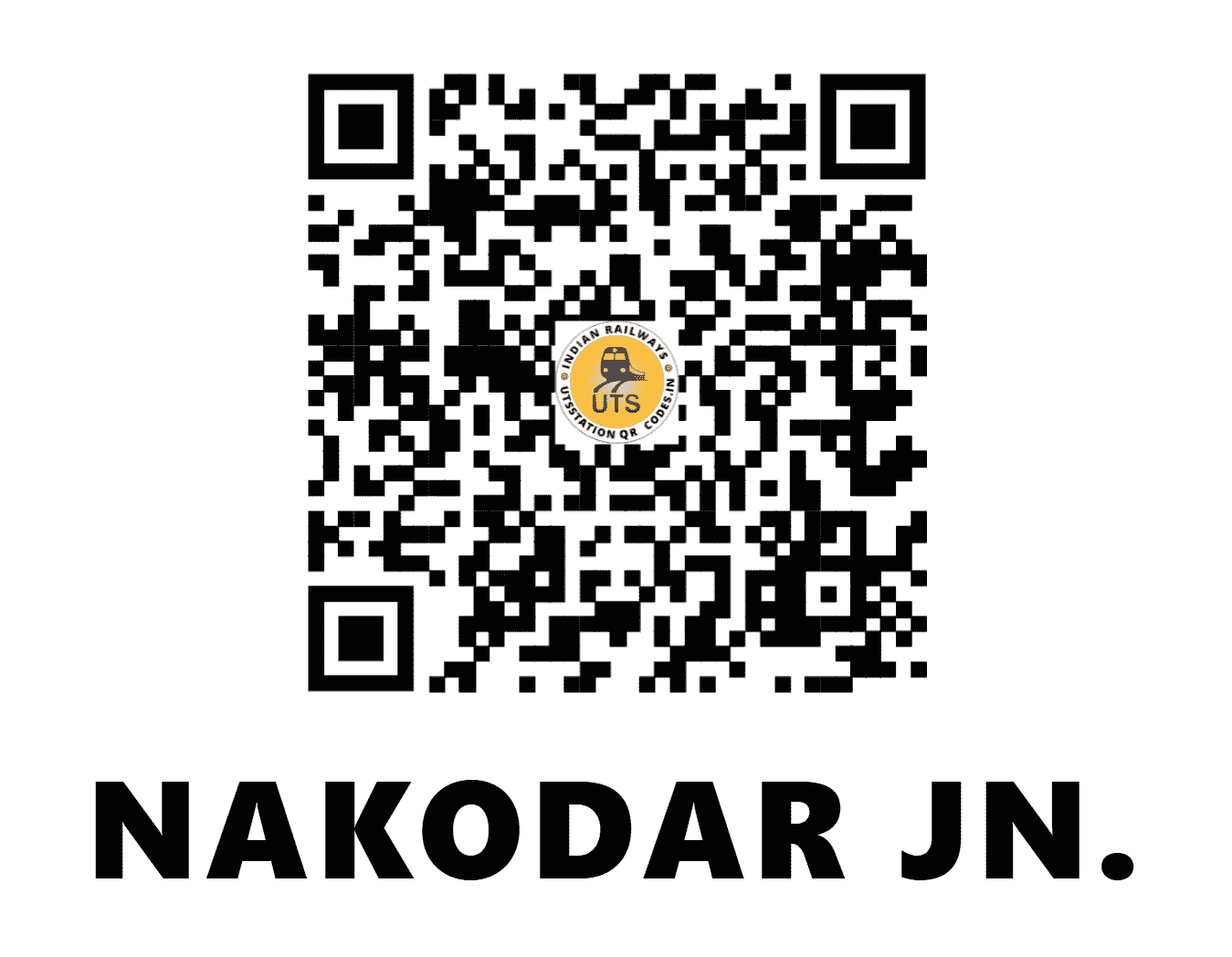 UTS QR Code for NAKODAR JN. - NRO - NR (PUNJAB)
