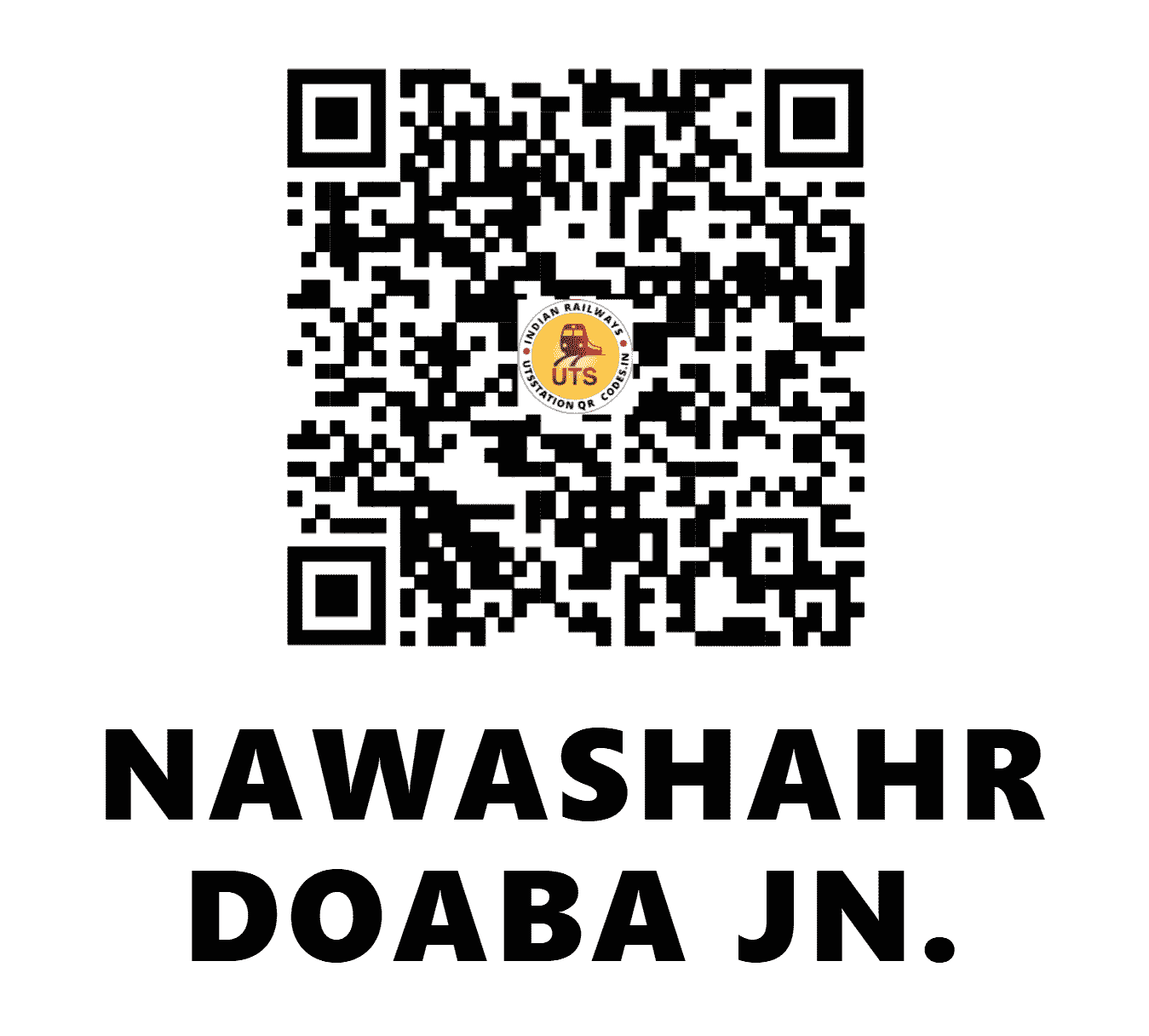 UTS QR Code for NAWASHAHR DOABA JN. - NSS - NR (PUNJAB)