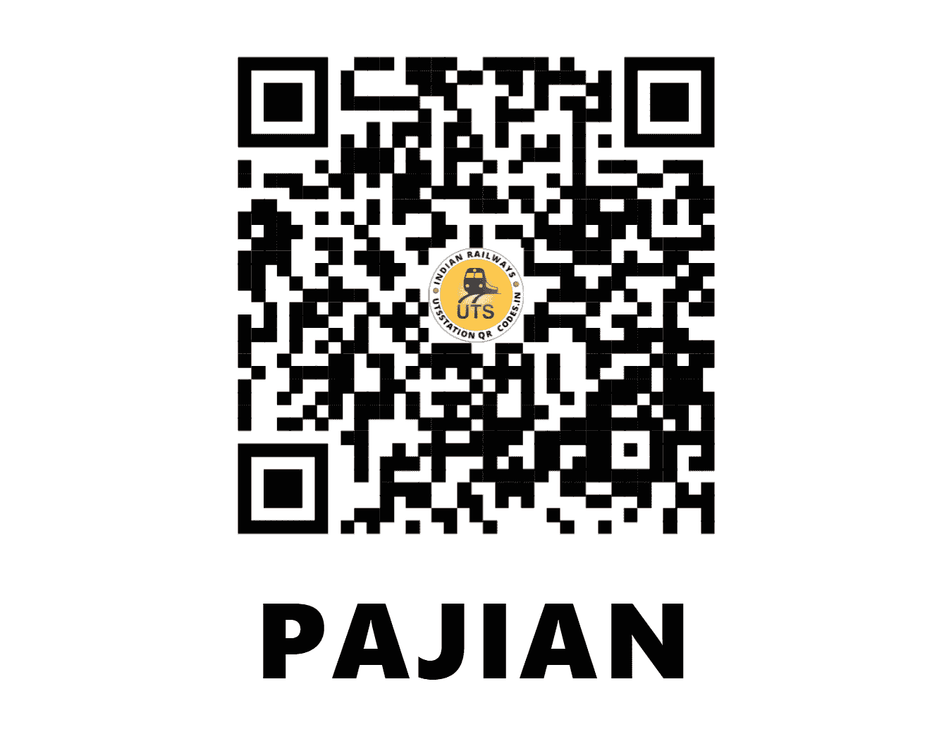 UTS QR Code for PAJIAN - PJA - NR (PUNJAB)