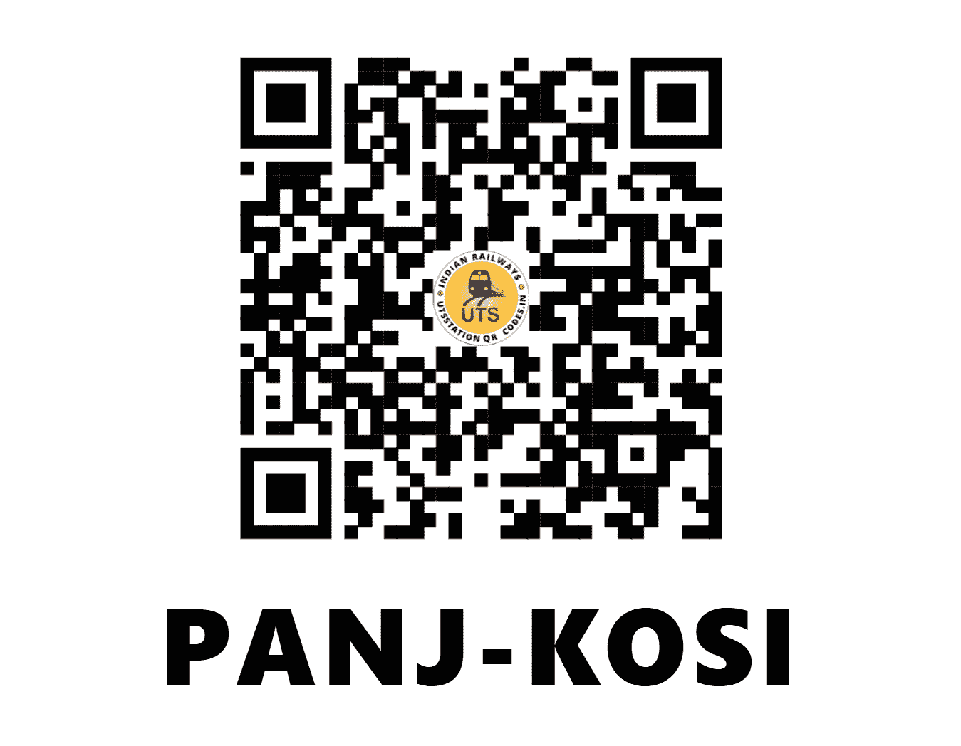 UTS QR Code for PANJ-KOSI - PJK - NR (PUNJAB)