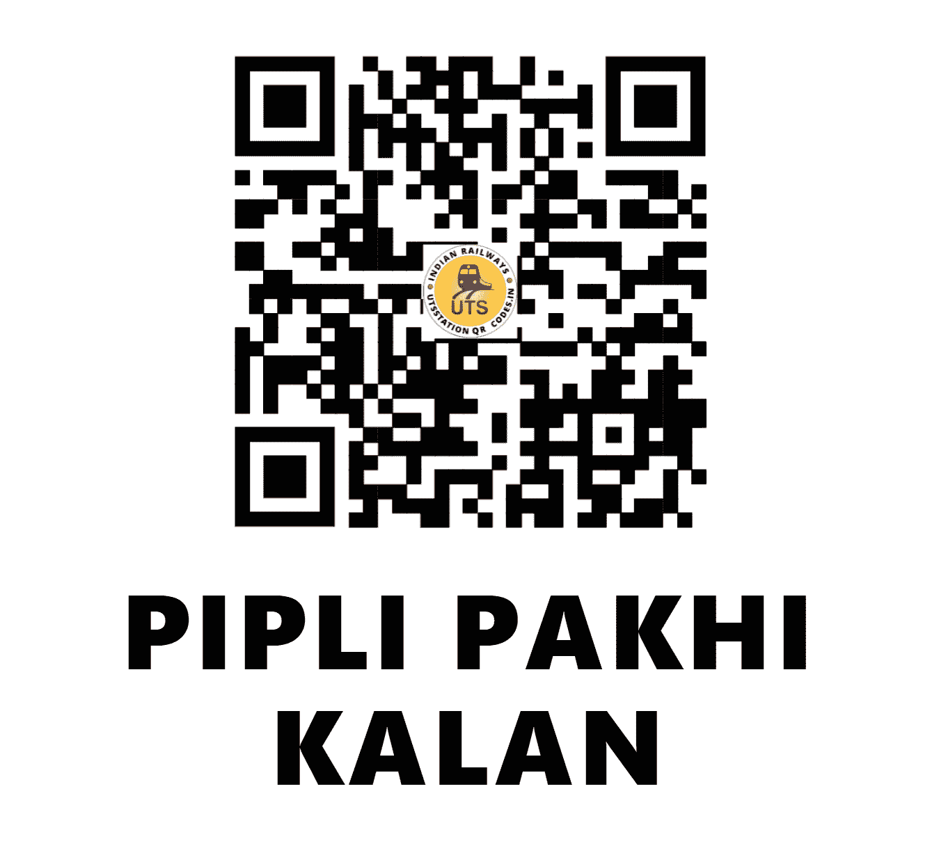 UTS QR Code for PIPLI PAKHI KALAN - PKZ - NR (PUNJAB)