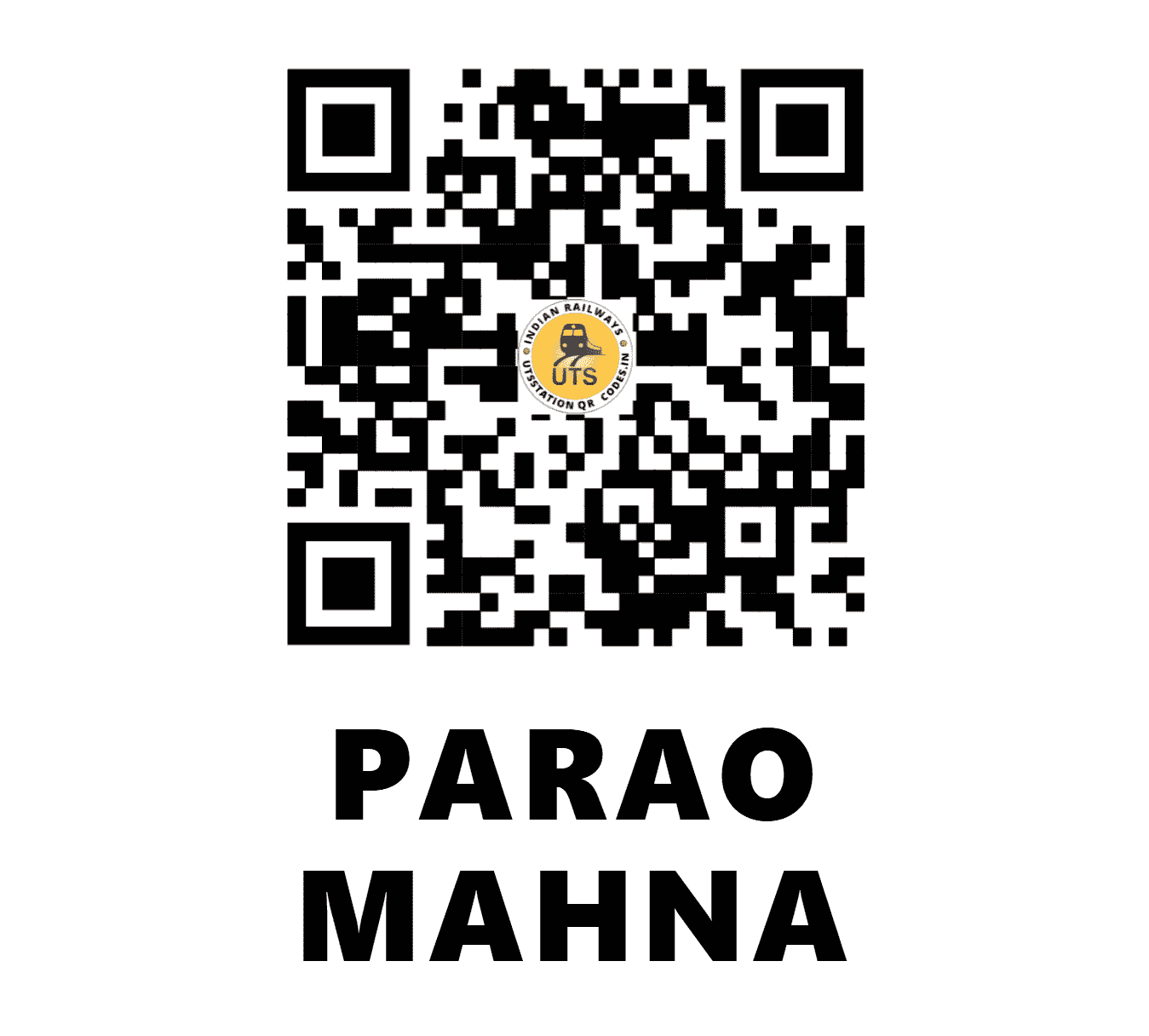 UTS QR Code for PARAO MAHNA - PMH - NR (PUNJAB)