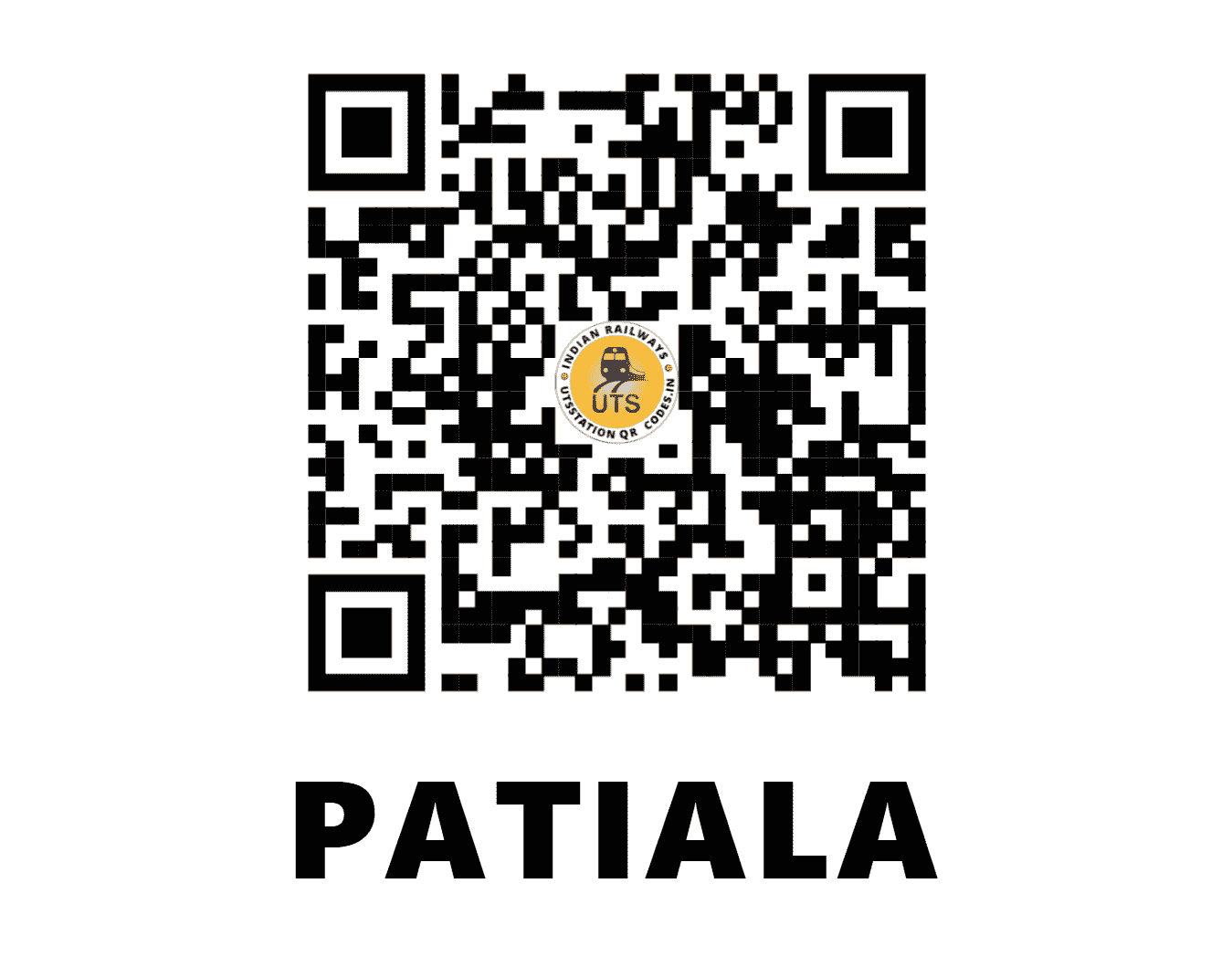 UTS QR Code for PATIALA - PTA - NR (PUNJAB)