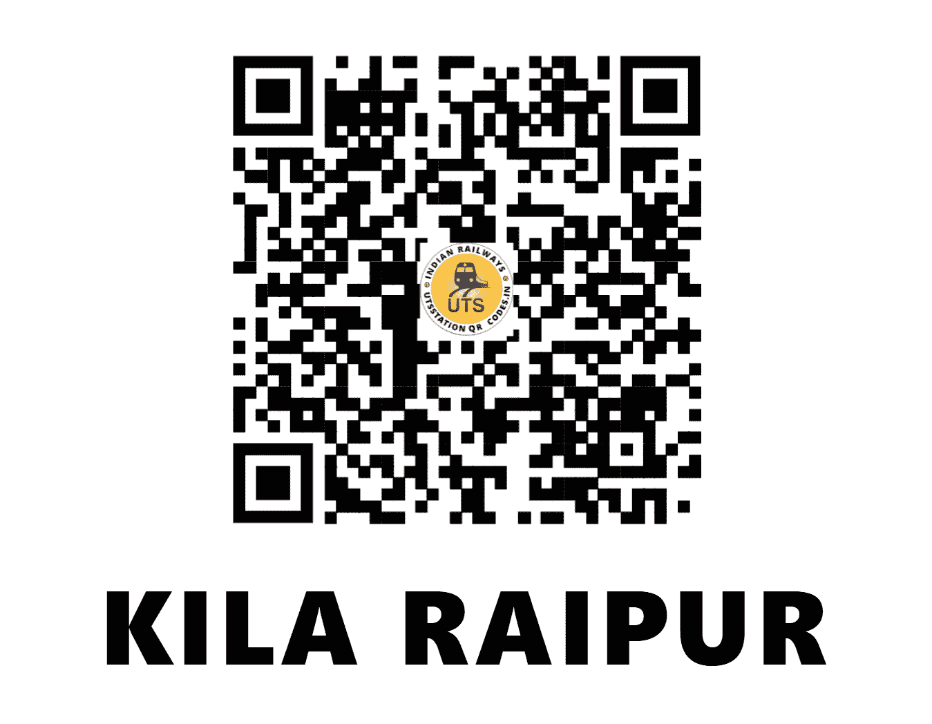UTS QR Code for KILA RAIPUR - QRP - NR (PUNJAB)