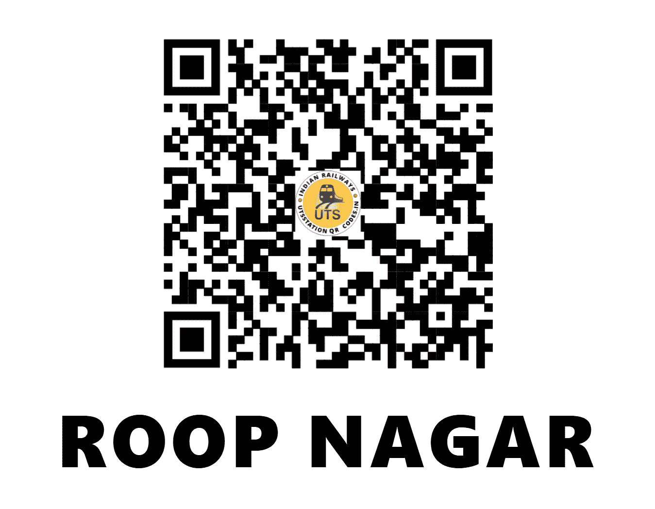 UTS QR Code for ROOP NAGAR - RPAR - NR (PUNJAB)