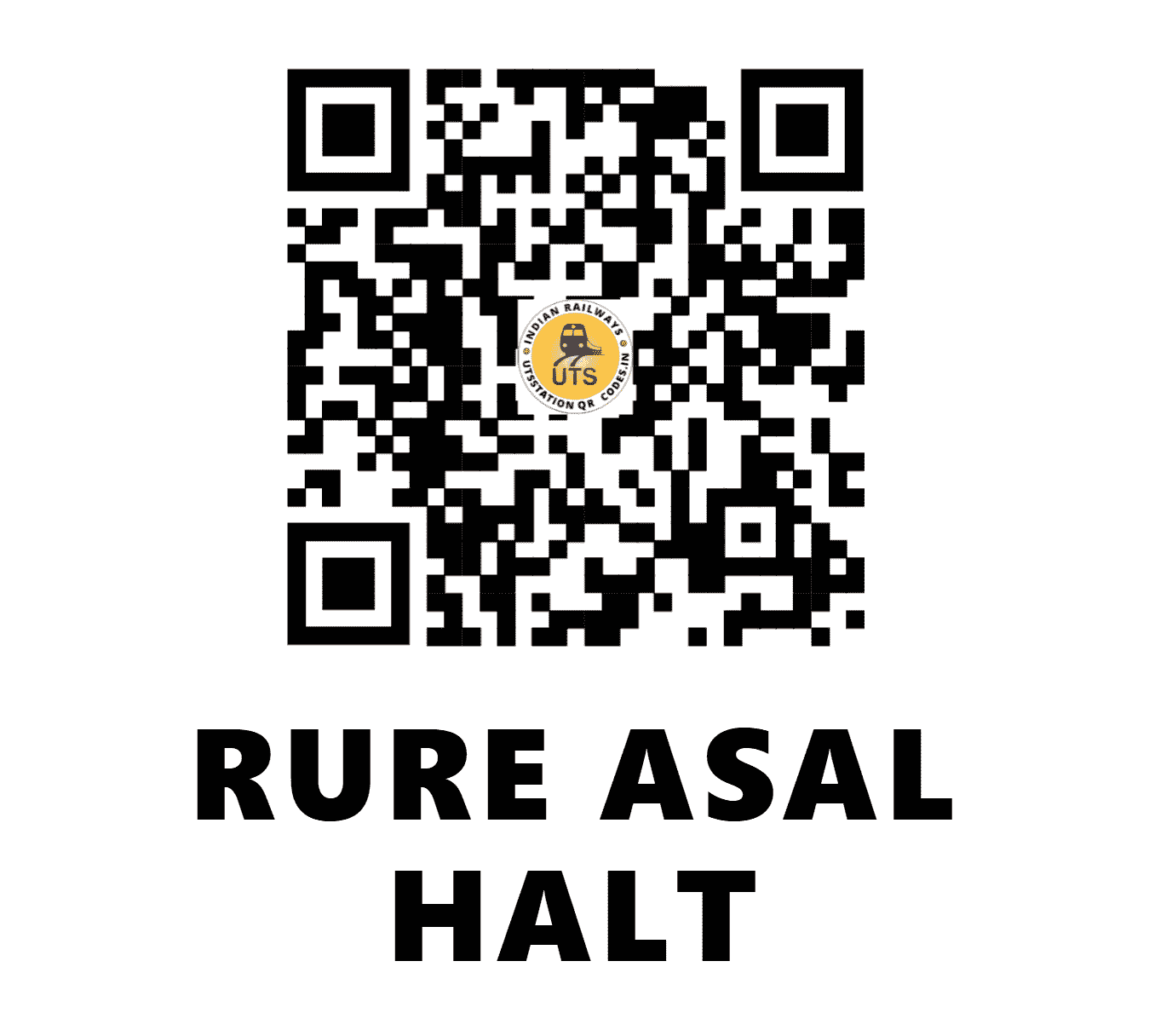 UTS QR Code for RURE ASAL HALT - RRAL - NR (PUNJAB)
