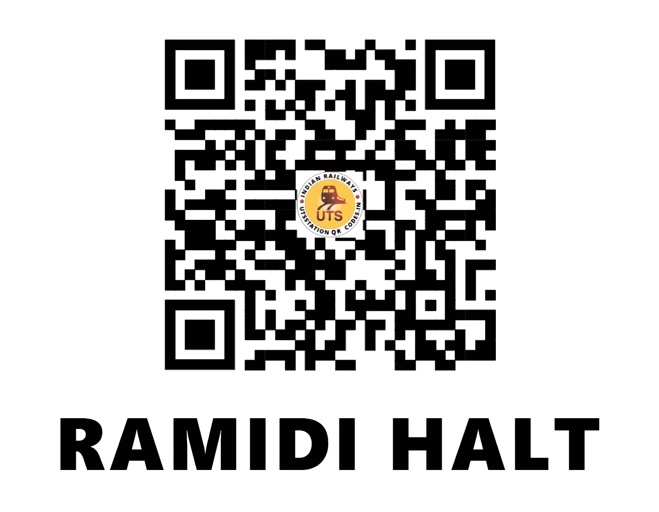 UTS QR Code for RAMIDI HALT - RYM - NR (PUNJAB)