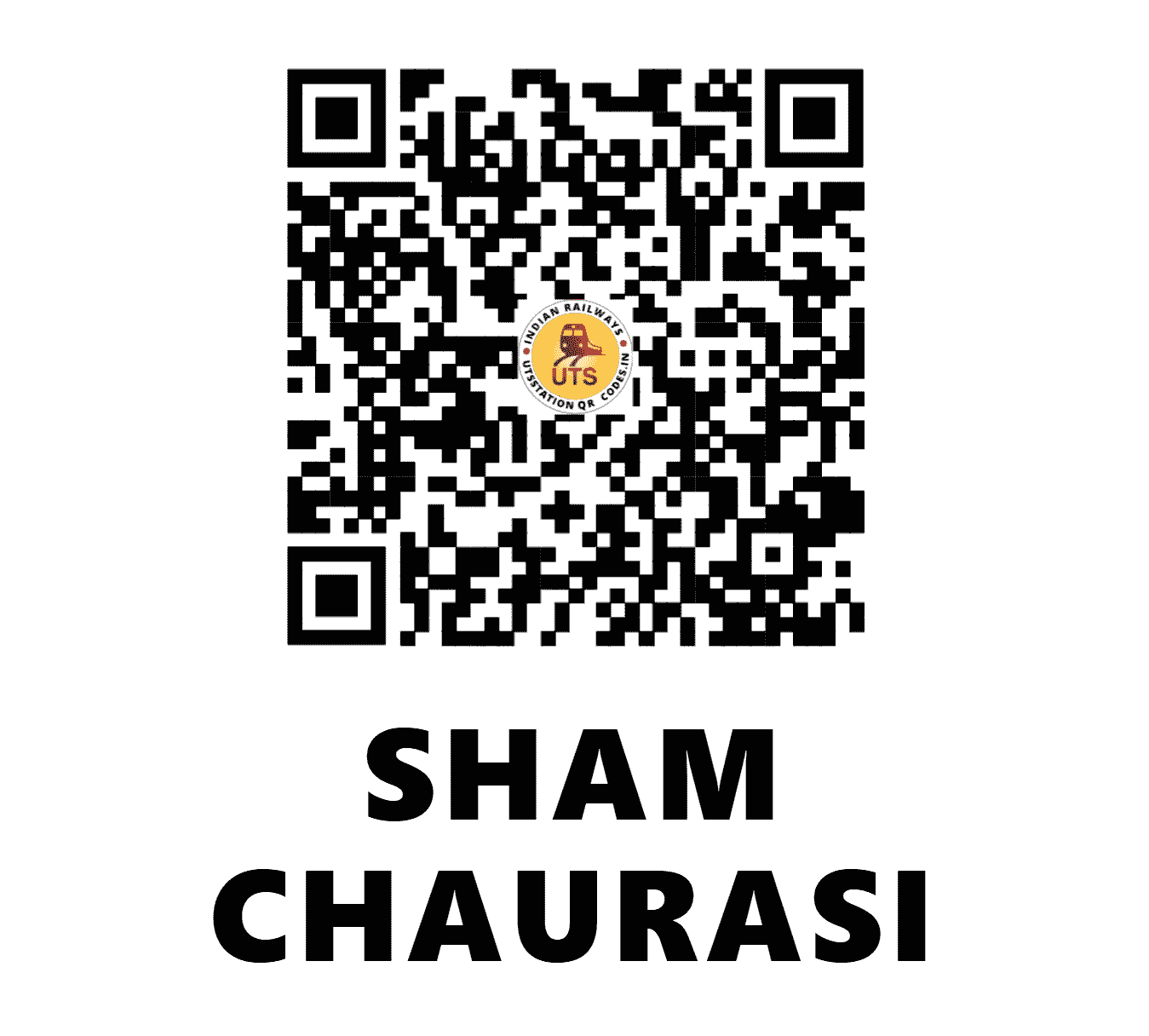 UTS QR Code for SHAM CHAURASI - SCQ - NR (PUNJAB)